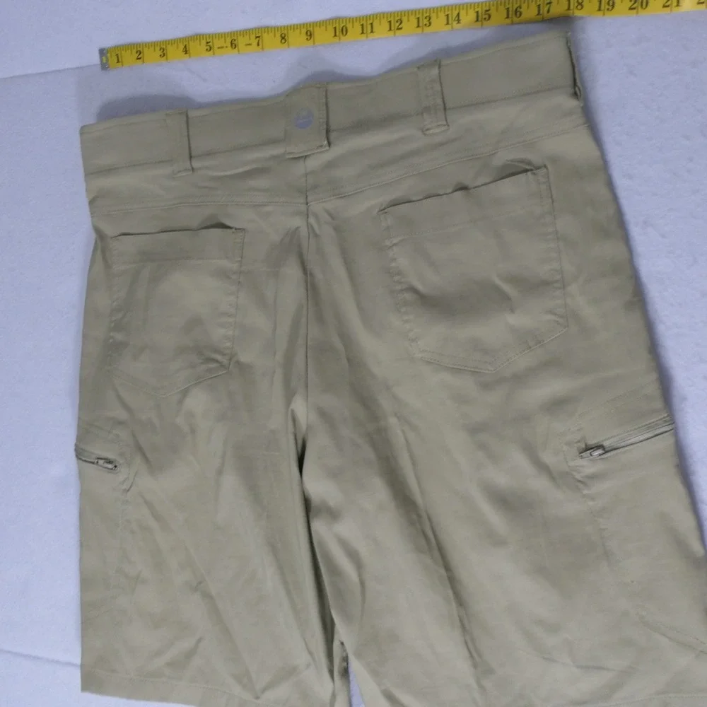 Wrangler Mens Outdoor Cargo Shorts 36 Tan NW981DS Hiking Gorpcore Camping Earthy